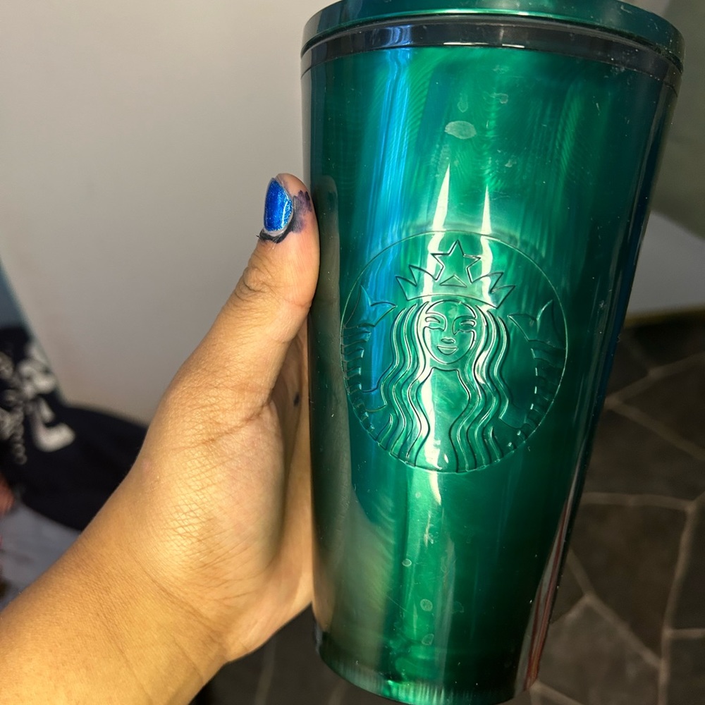 Starbucks monochrome green cup